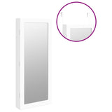 Mirror Jewellery Cabinet With Led Lights Wall Mounted
