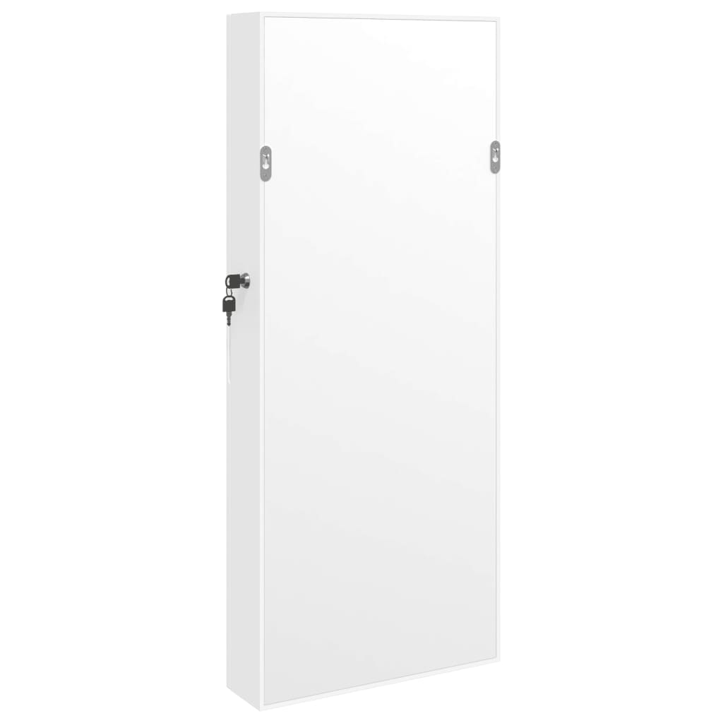 Mirror Jewellery Cabinet With Led Lights Wall Mounted