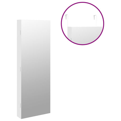 Mirror Jewellery Cabinet With Led Lights Wall Mounted