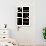 Mirror Jewellery Cabinet With Led Lights Wall Mounted
