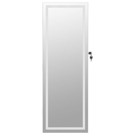 Mirror Jewellery Cabinet With Led Lights Wall Mounted