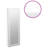 Mirror Jewellery Cabinet With Led Lights Wall Mounted