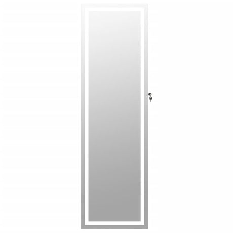 Mirror Jewellery Cabinet With Led Lights Wall Mounted