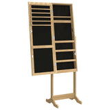 Mirror Jewellery Cabinet Free Standing 42X38X152 Cm