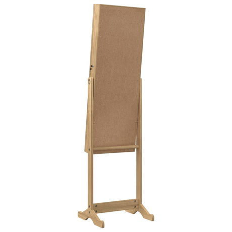 Mirror Jewellery Cabinet Free Standing 42X38X152 Cm