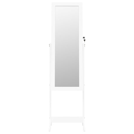 Mirror Jewellery Cabinet With Led Lights Free Standing
