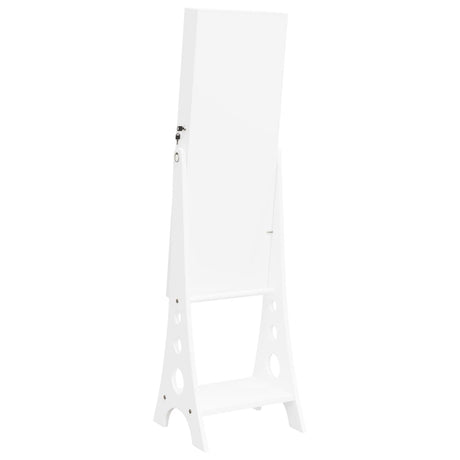 Mirror Jewellery Cabinet With Led Lights Free Standing