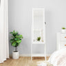 Mirror Jewellery Cabinet With Led Lights Free Standing