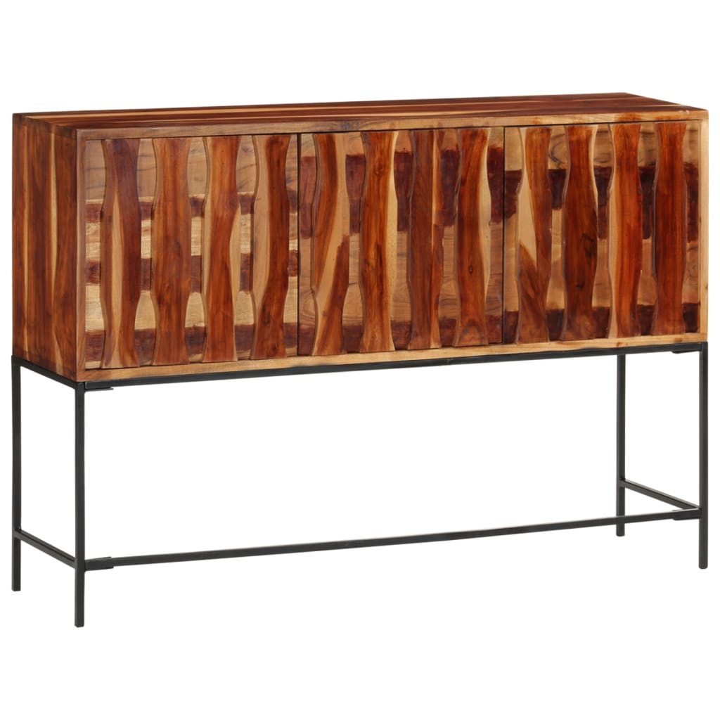 Sideboard 110X28X76 Cm Solid Wood Acacia