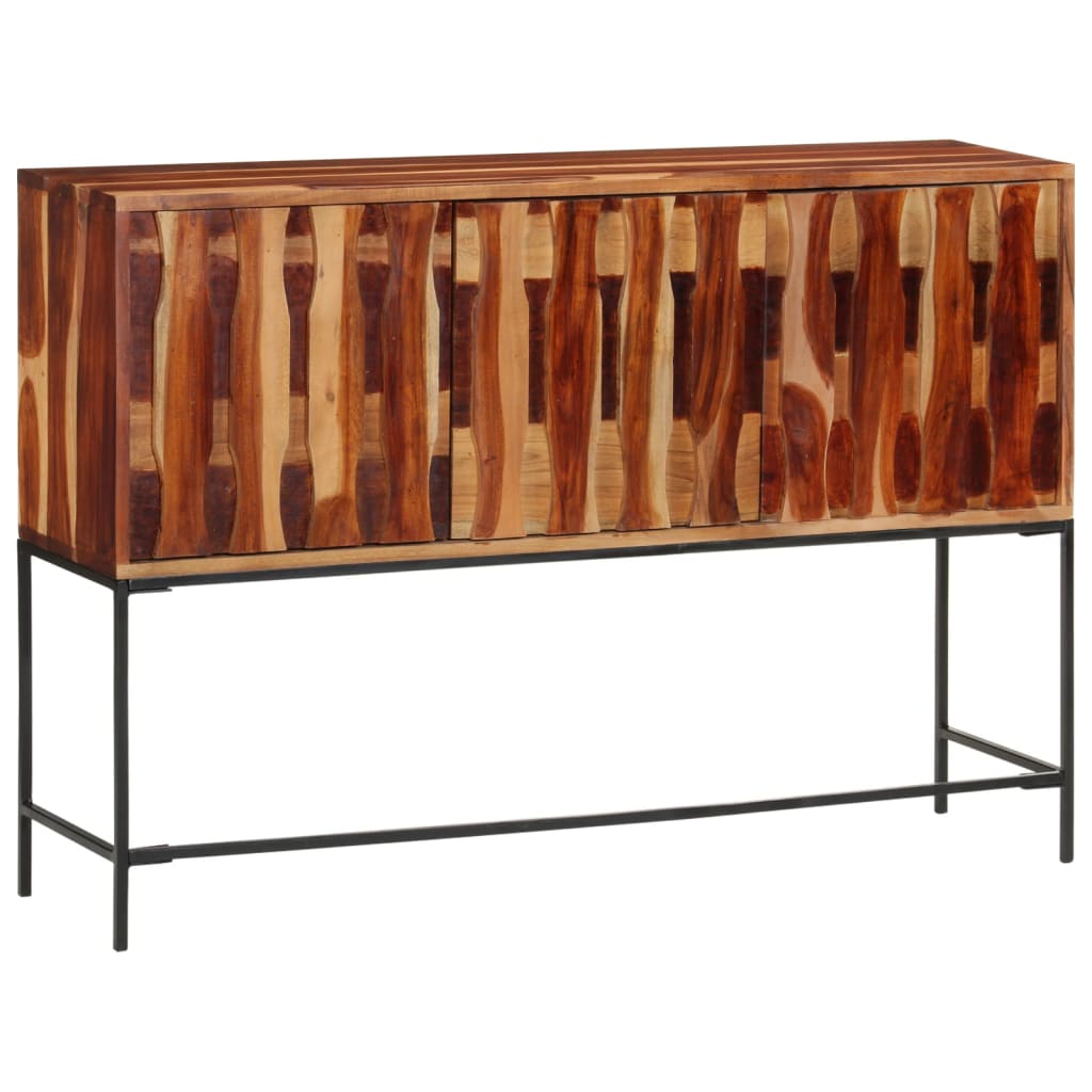 Sideboard 110X28X76 Cm Solid Wood Acacia