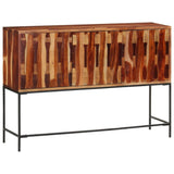 Sideboard 110X28X76 Cm Solid Wood Acacia