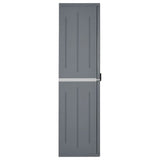 Garden Storage Cabinet 65X45X172 Cm Pp Rattan