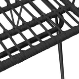 3 Piece Garden Dining Set Poly Rattan