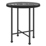 3 Piece Garden Dining Set Poly Rattan