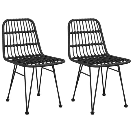 3 Piece Garden Dining Set Poly Rattan
