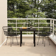 7 Piece Garden Dining Set Poly Rattan