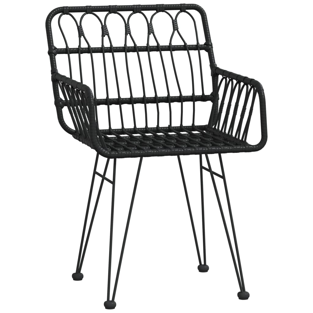 7 Piece Garden Dining Set Poly Rattan