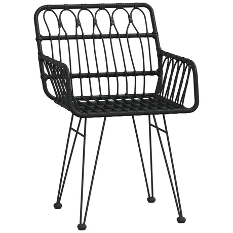 7 Piece Garden Dining Set Poly Rattan