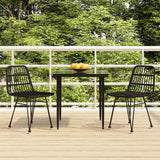 5 Piece Garden Dining Set Poly Rattan