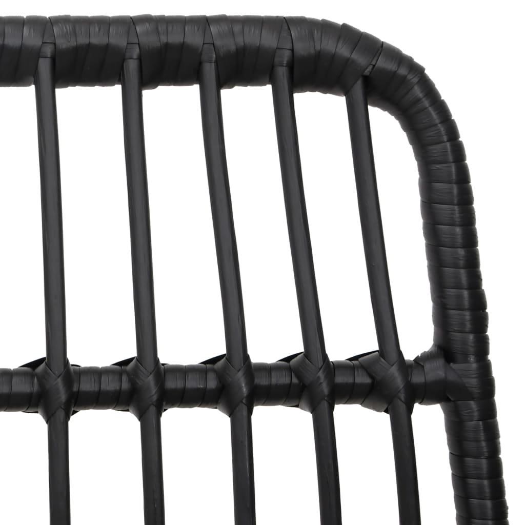 5 Piece Garden Dining Set Poly Rattan