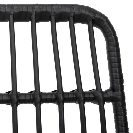 5 Piece Garden Dining Set Poly Rattan