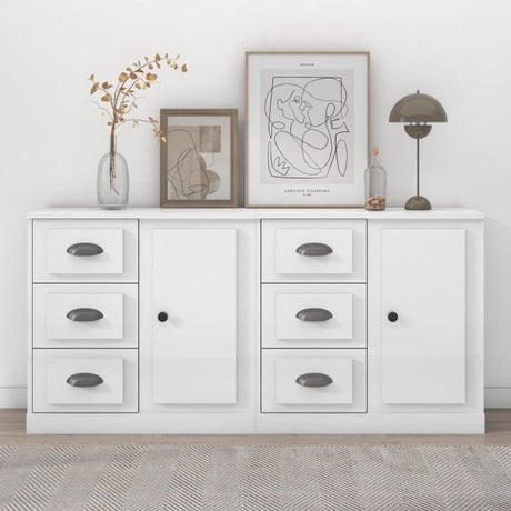 Sideboards 2 Pcs Engineered Wood