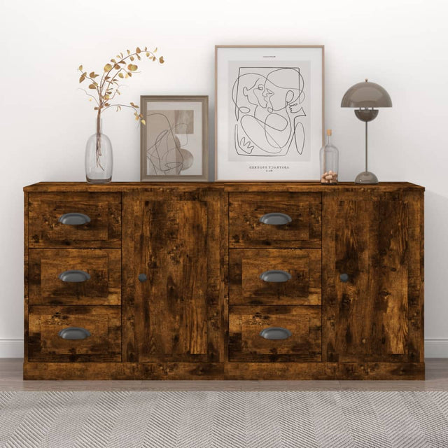 Sideboards 2 Pcs Engineered Wood