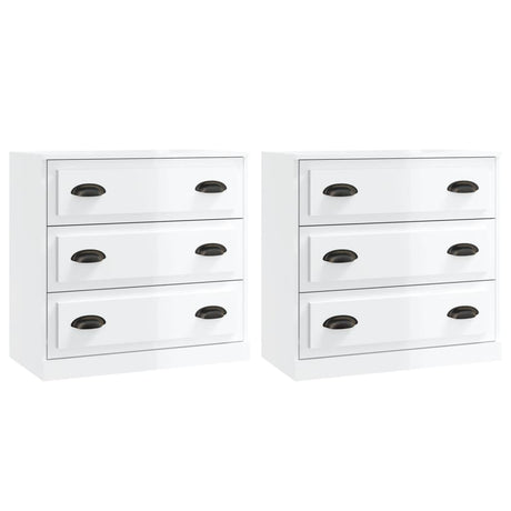 Sideboards 2 Pcs Engineered Wood