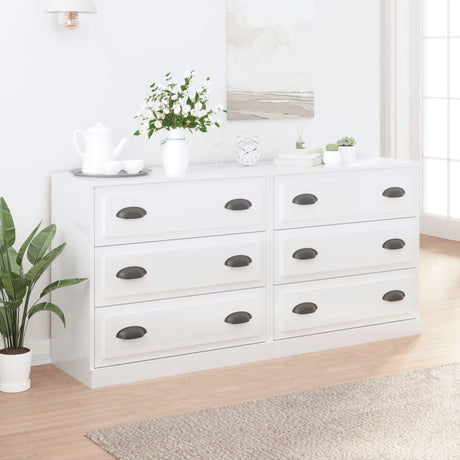 Sideboards 2 Pcs Engineered Wood