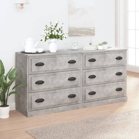 Sideboards 2 Pcs Engineered Wood