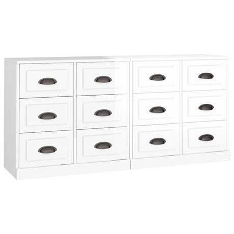Sideboards 2 Pcs Engineered Wood