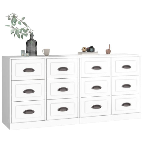 Sideboards 2 Pcs Engineered Wood