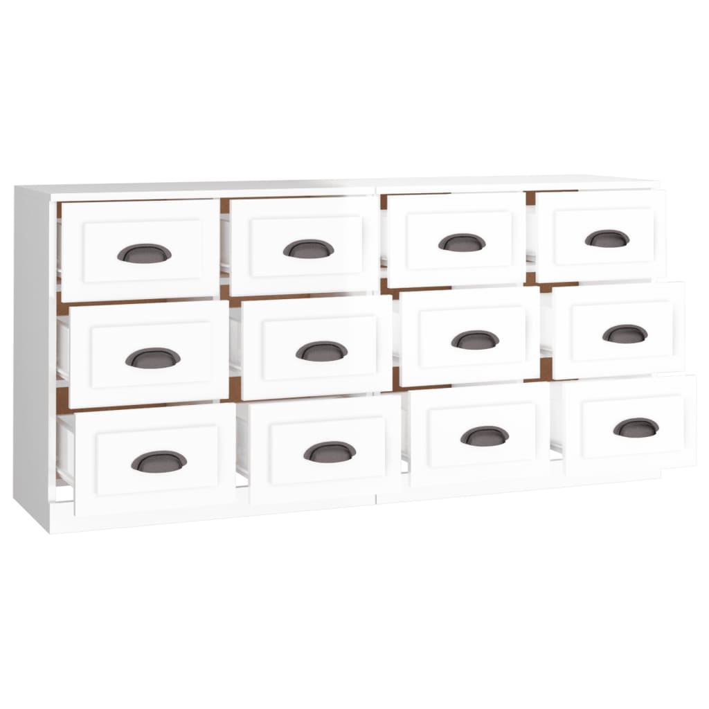 Sideboards 2 Pcs Engineered Wood