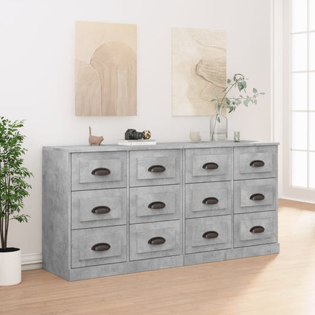Sideboards 2 Pcs Engineered Wood