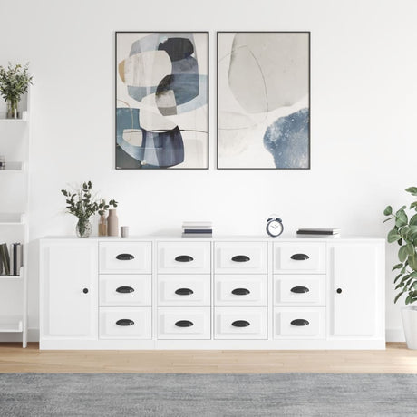 Sideboards 3 Pcs Engineered Wood