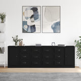 Sideboards 3 Pcs Engineered Wood