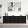 Sideboards 3 Pcs Engineered Wood