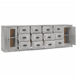 Sideboards 3 Pcs Engineered Wood