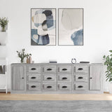 Sideboards 3 Pcs Engineered Wood