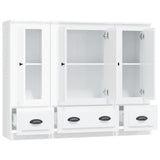 Highboards 3 Pcs Engineered Wood