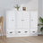 Highboards 3 Pcs Engineered Wood