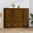 Highboards 3 Pcs Engineered Wood