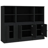 Highboards 3 Pcs Engineered Wood