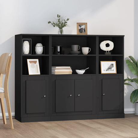 Highboards 3 Pcs Engineered Wood