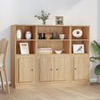 Highboards 3 Pcs Engineered Wood
