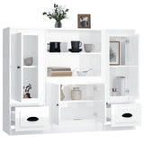 Highboards 3 Pcs Engineered Wood
