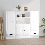 Highboards 3 Pcs Engineered Wood