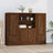 Highboards 3 Pcs Engineered Wood