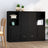 Highboards 3 Pcs Engineered Wood