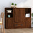 Highboards 3 Pcs Engineered Wood